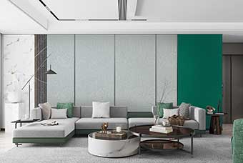 赣州轻奢风格-客厅