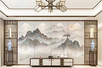 赣州森佰汇航空纤维（山水画系列）