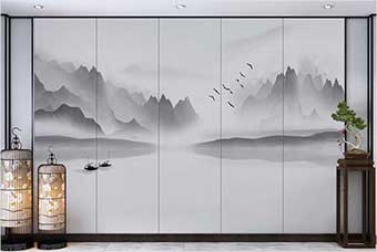 赣州森佰汇航空纤维（山水画系列）