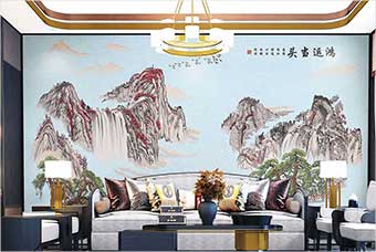 赣州森佰汇航空纤维墙咔（鸿运当头）